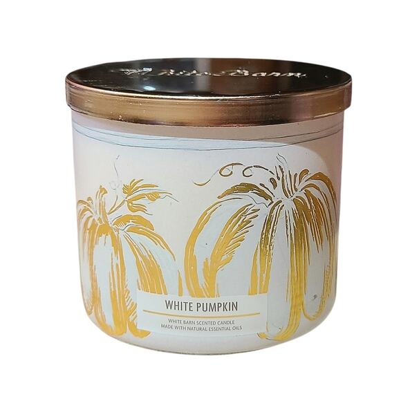 WHITE PUMPKIN WALLFLOWER FRAGRANCE REFILLS & 3-WICK CANDLE SET - Picture 2 of 3